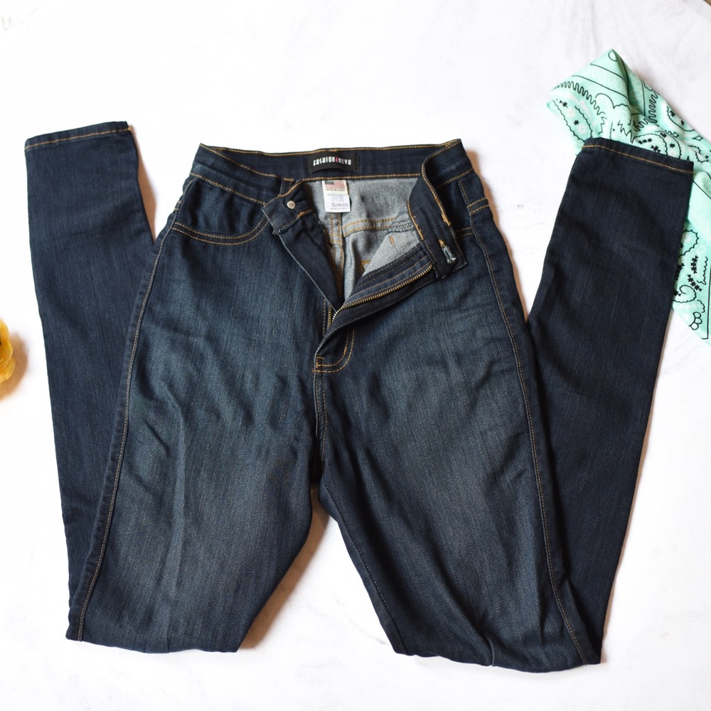 Fashion Nova high waisted skinny jeans Size 5(w26)